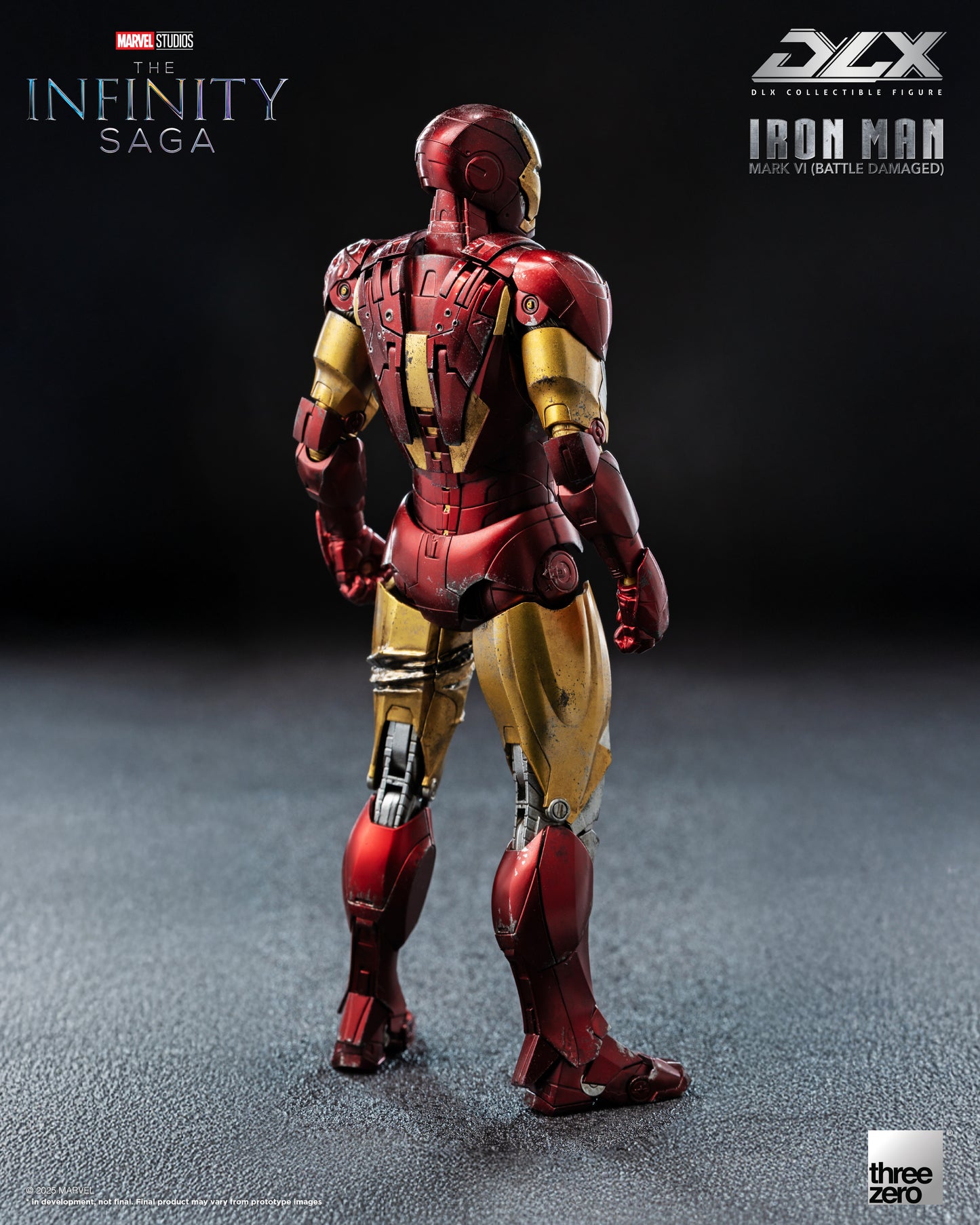 MARVEL STUDIOS INFINITY SAGA DLX IRON MAN MARK 6 Battle Damage Edition