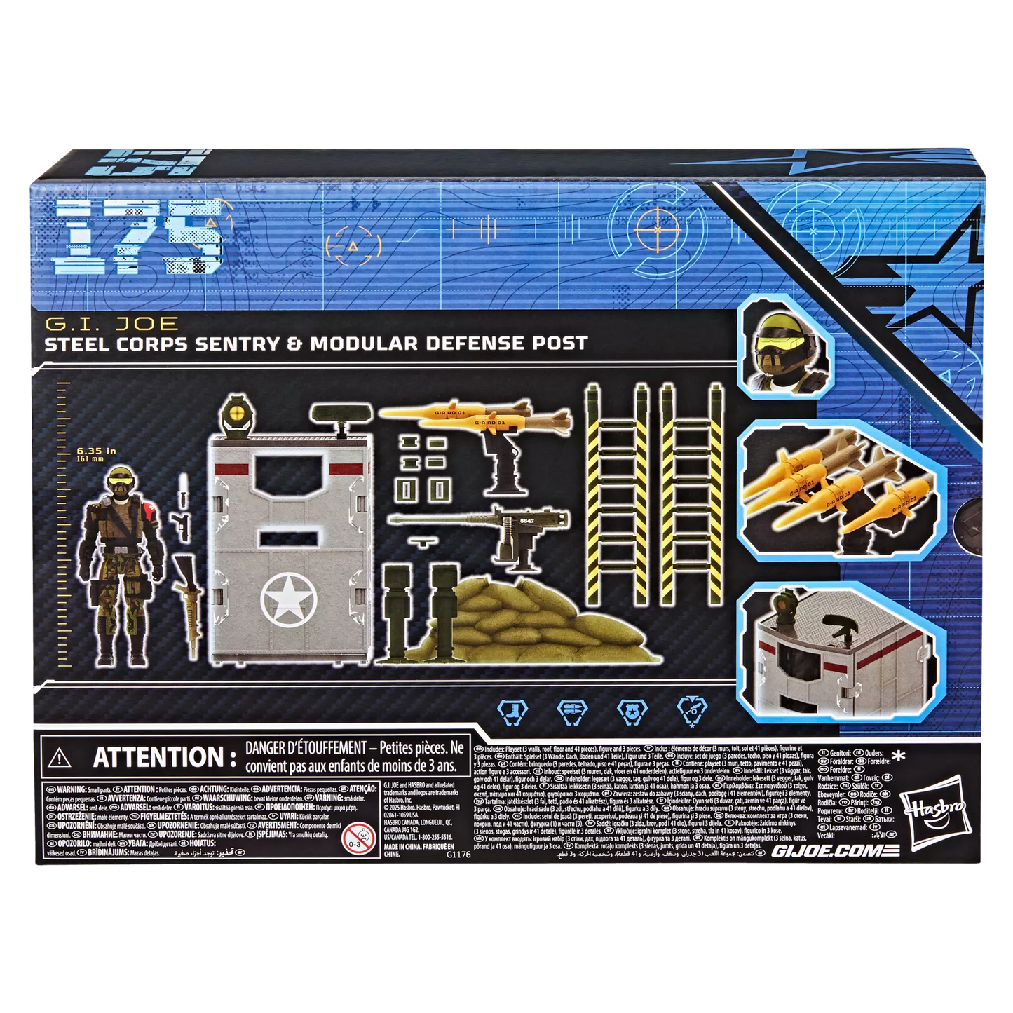 G.I. Joe Classified Series #175, Steel Corps Sentry & Modular Defense Post *Exclusive**