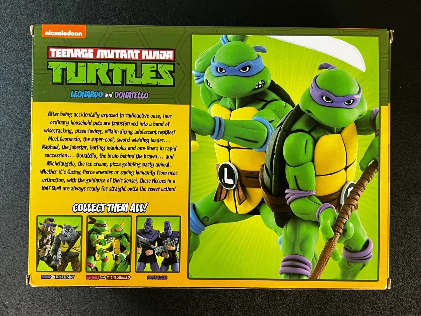 TMNT CARTOON SERIES 2 LEONARDO AND DONATELLO 7IN