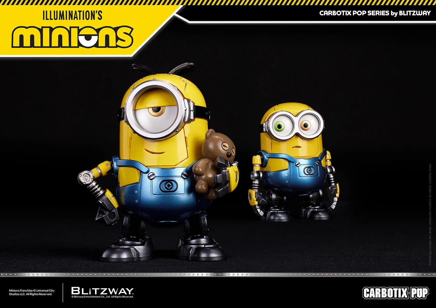 Carbotix Pop Minions Deluxe Action Figure Set