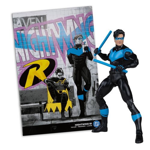 Page Punchers 7" Scale Figure w/ Comic - DC - W14 - Nightwing (Nightwing #81)