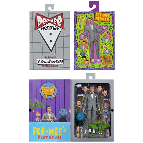 Pee-wee Herman 7" Scale Figures - Pee-Wee's Playhouse - Ultimate Pee-wee Herman & Pals