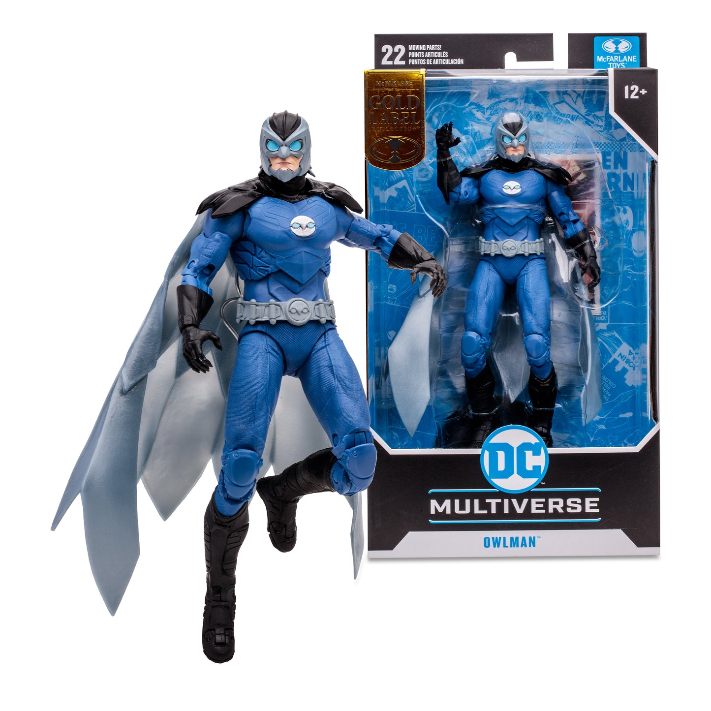 DC MULTIVERSE 7"-OWLMAN (FOREVER EVIL)(GOLD LABEL)