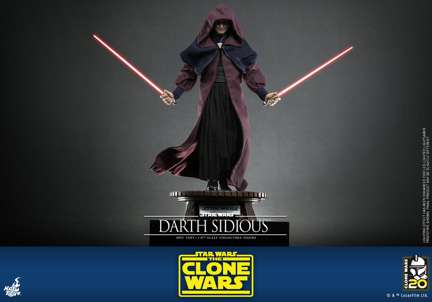 STAR WARS DARTH SIDIOUS SIXTH SCALE FIGURE