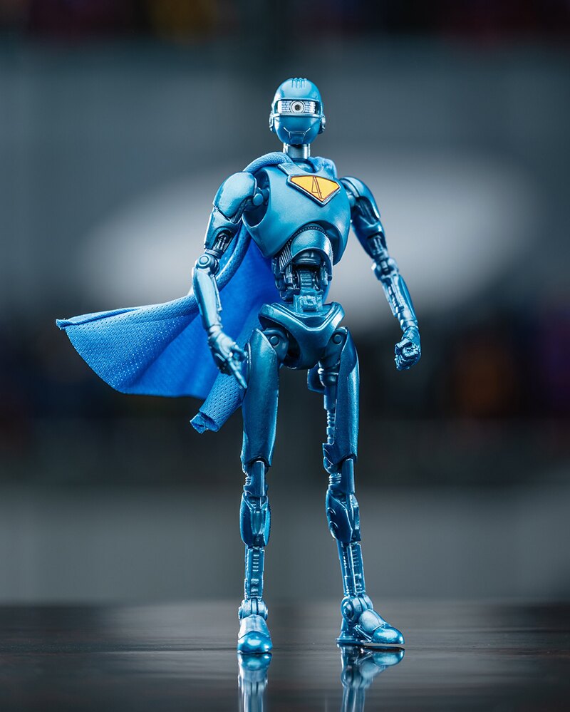 DC THEATRICAL DELUXE 7IN WV1 - SUPERMAN ROBOT #4 SUPERMAN MOVIE *Target Exclusive**