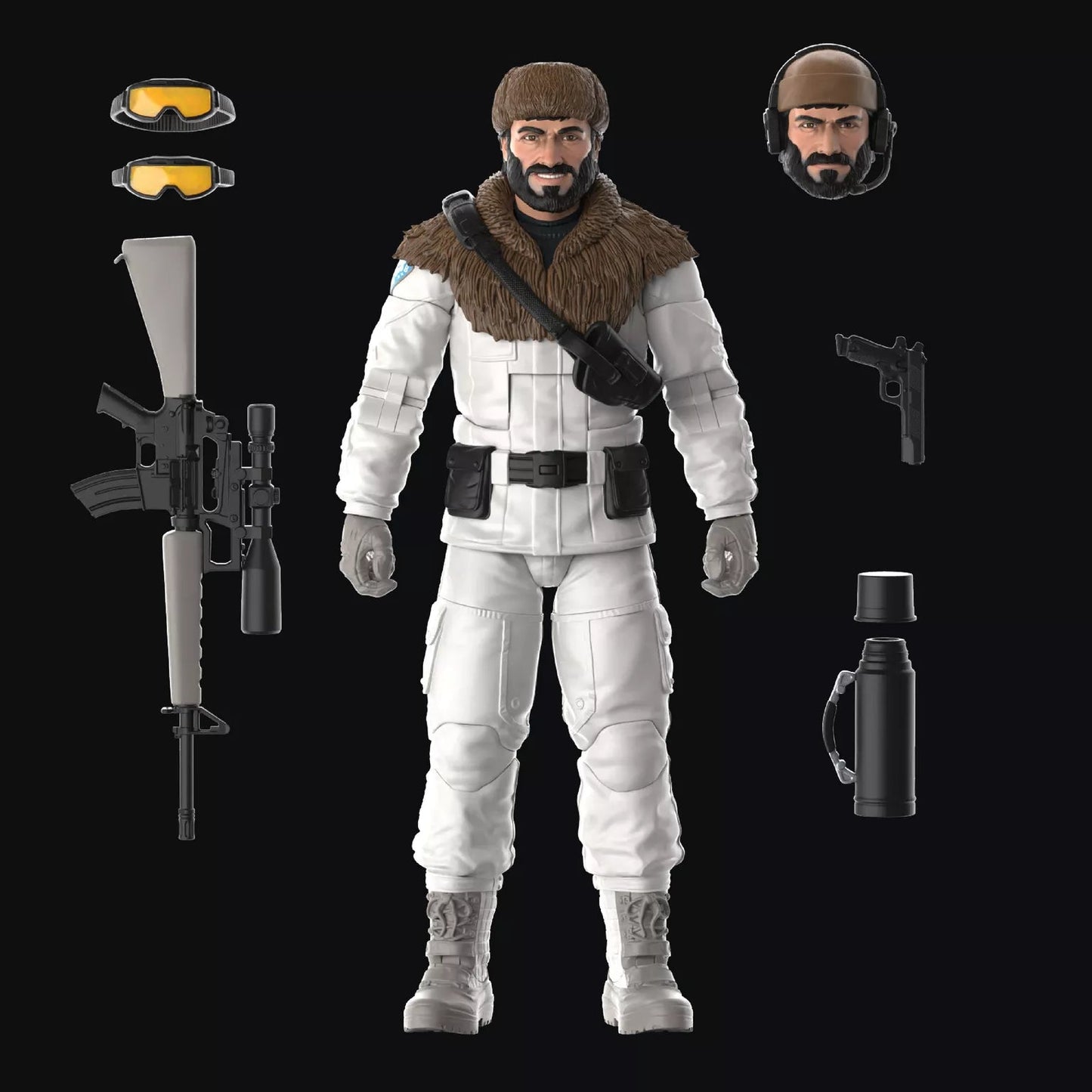 G.I. Joe Classified Series Snow C.A.T. (Combat All-Terrain) Vehicle With Farley "Frostbite" Seward Action Figure **ALL TIERS INCLUDED**