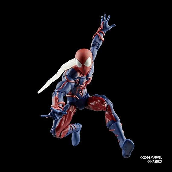 Marvel Legends Series Spider-Man Unlimited, Retro Comics Collectible 6-Inch Scale Action Figure