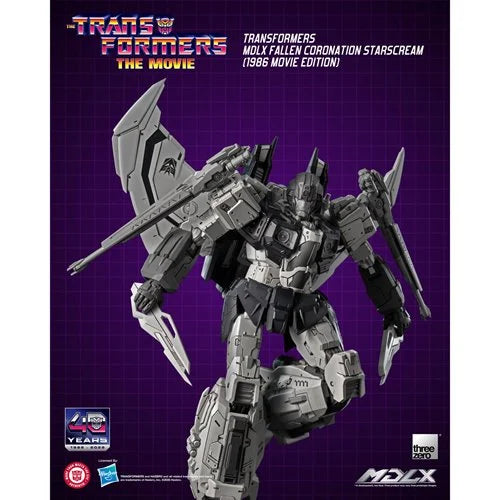 Transformers Fallen Coronation Starscream 1986 Movie Edition MDLX Action Figure