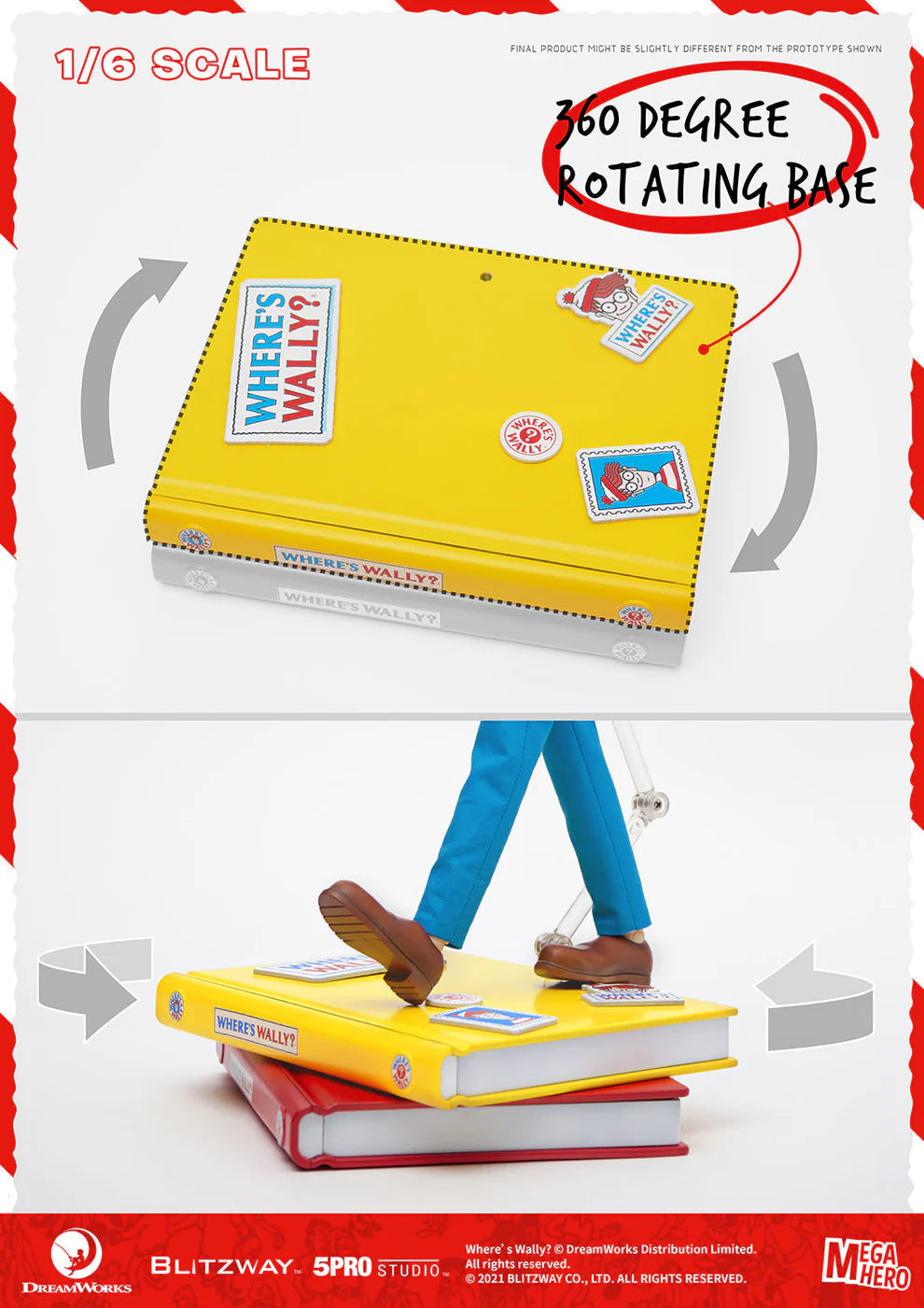 Where's Waldo? 1/12 Scale Waldo Action Figure
