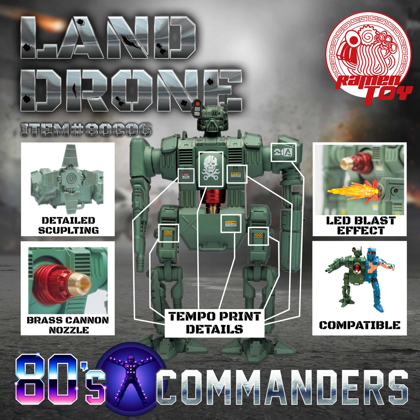 80s Commander – 80C06 Land Drone