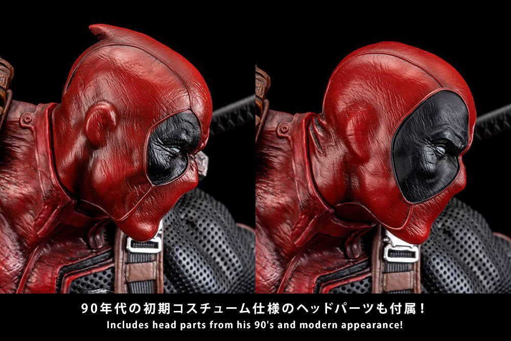 MARVEL UNIVERSE DEADPOOL FINE ART STATUE SIGNATURE SERIES FEATURING THE KUCHAREK BROTHERS