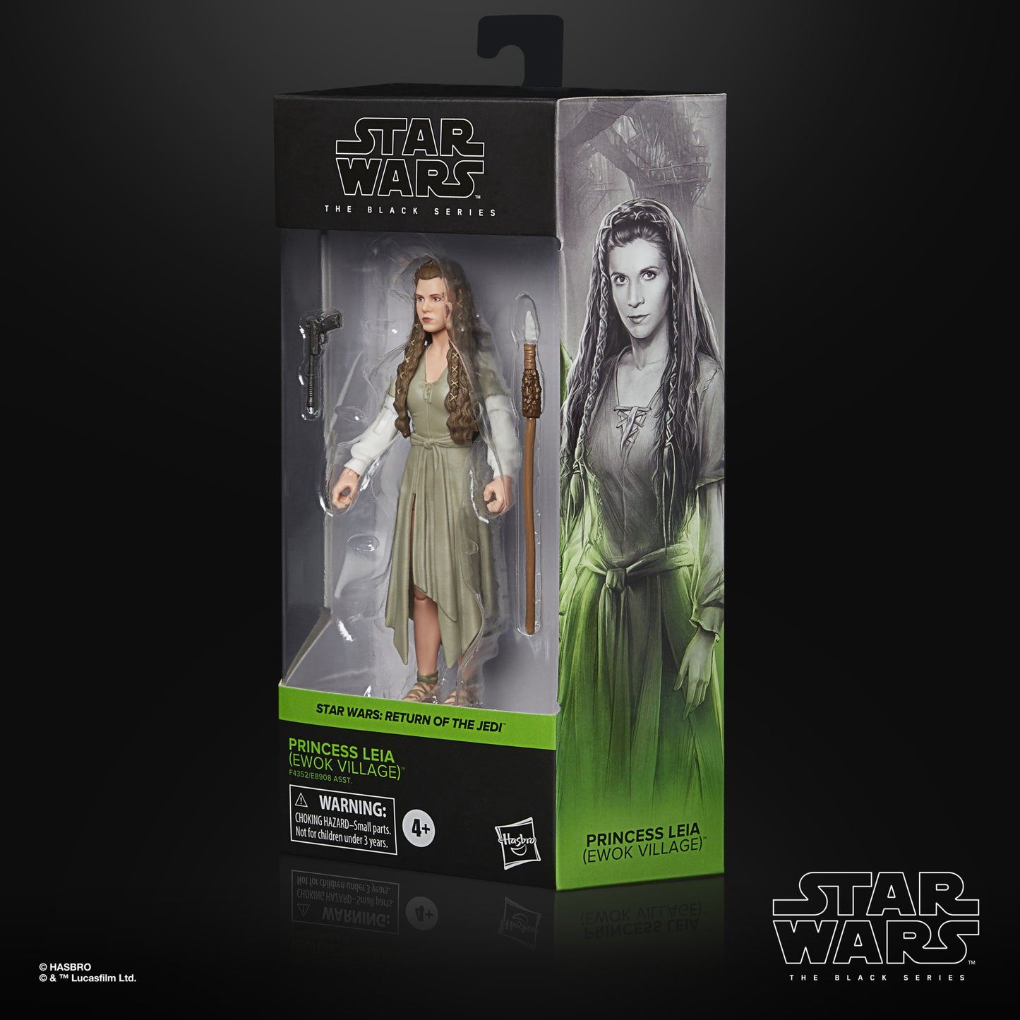 Star Wars The Black Series Princess Leia (Ewok Dress) 6-Inch Action Figure