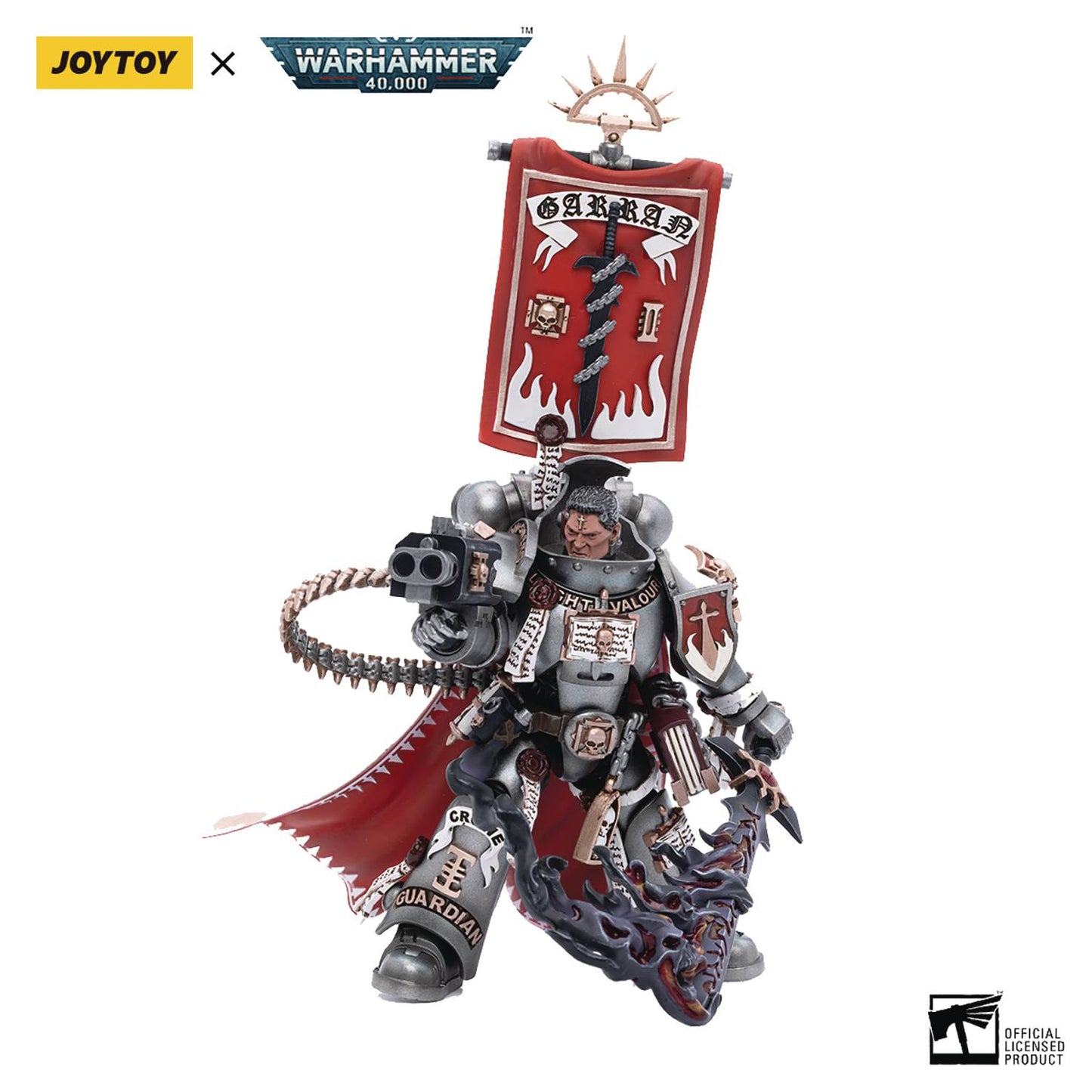 JOYTOY WH 40K GREY KNIGHTS CASTELLAN CROWE 1/18