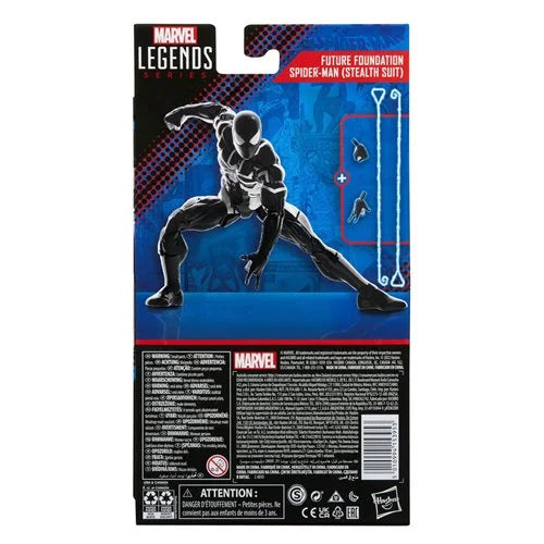 Spider-Man Marvel Legends Future Foundation Spider-Man (Stealth Suit) 6-inch Action Figure