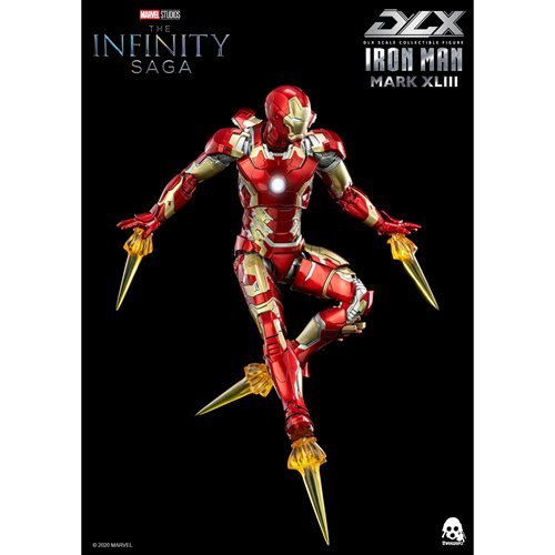 Avengers: Infinity Saga Iron Man Mark 43 DLX 1:12 Scale Action Figure
