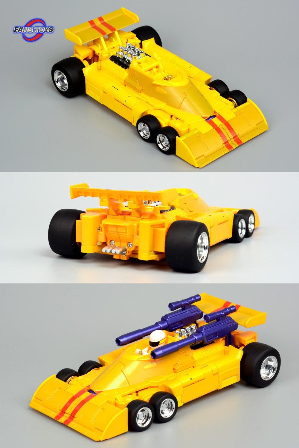 FansToys Smokey Dragstrip Stunticons Menasor