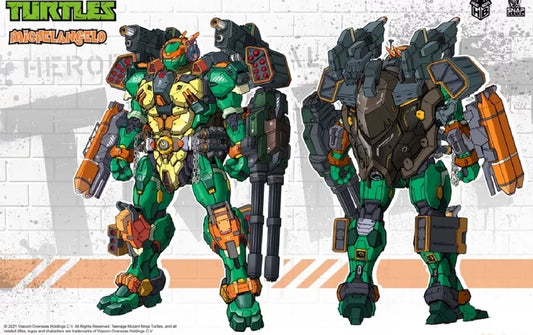Snap Design Development and Heat Boys have teamed up to create a new line of mecha-themed heroes in half shells