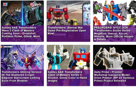 Transformers News Roundup: NYCC 2026 Studio Series and Masterpiece Updates