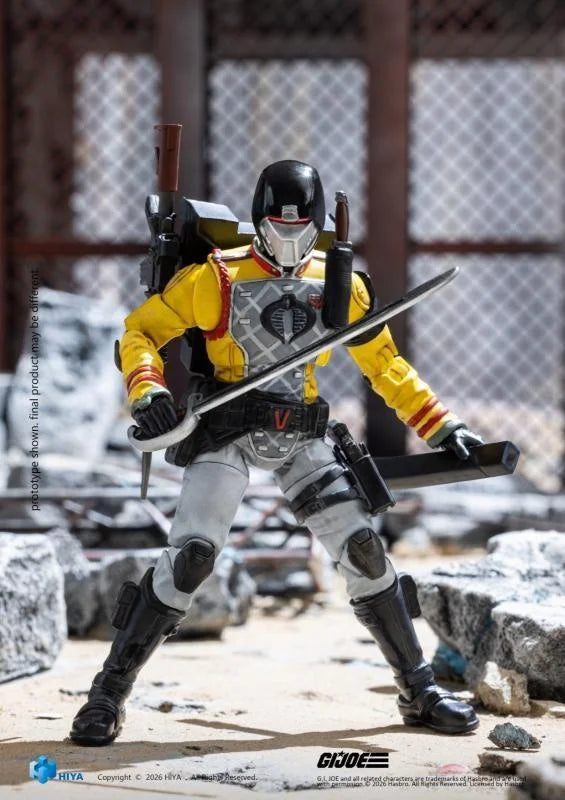 HIYA Exquisite Mini G.I.Joe Crimson Guard Python Patrol Version