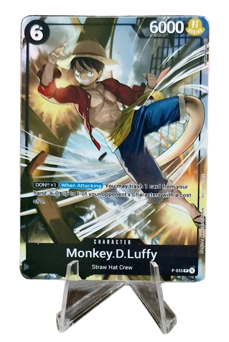 One Piece Proxy card Holo - Monkey D Luffy P-035 (Sealed)