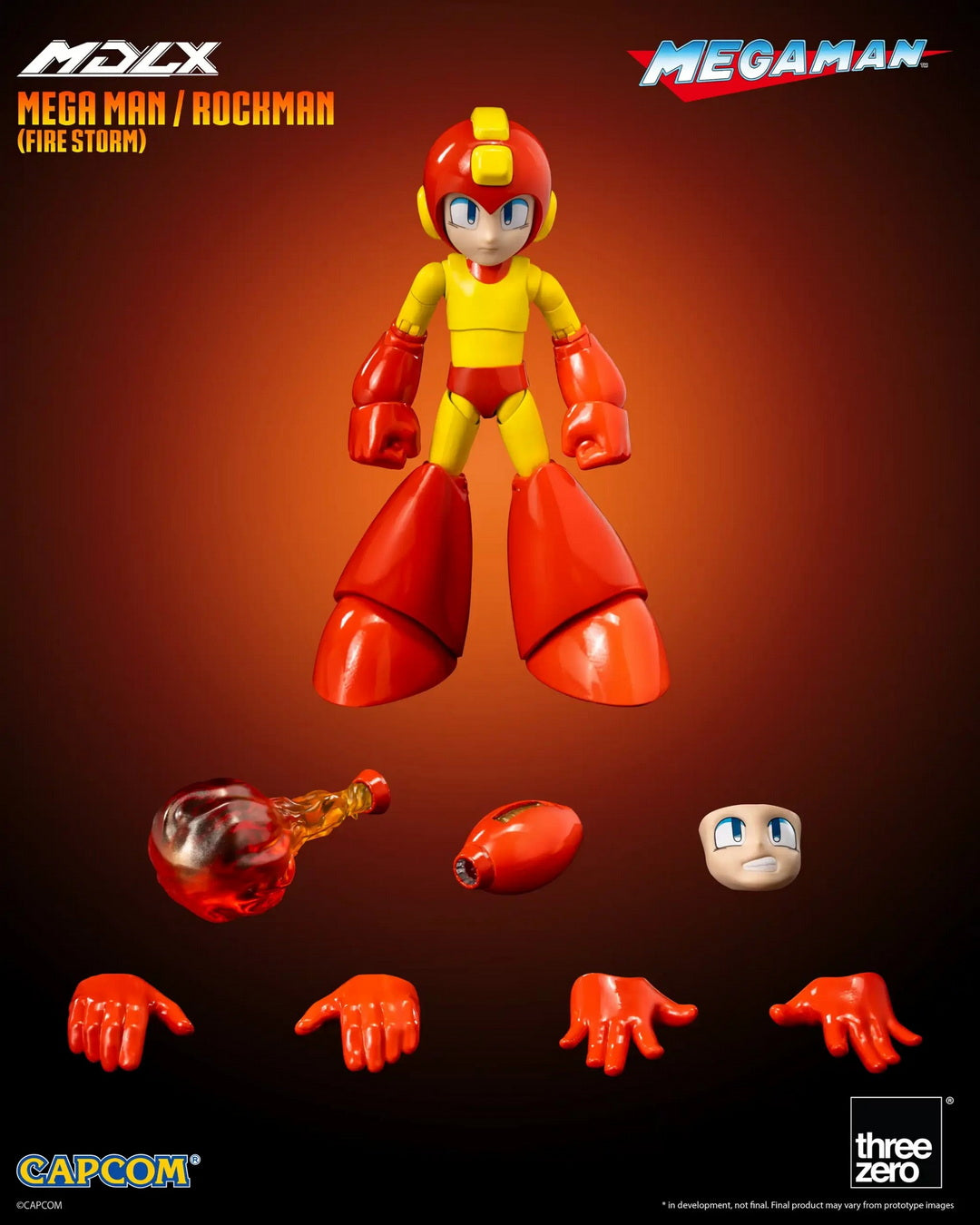 Threezero MDLX Mega Man / Rockman (Fire Storm)