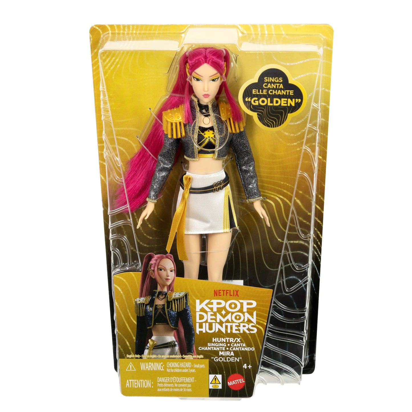 MATTEL - Kpop Demon Hunter Girl Group Fashion Doll Singing Style - MIRA