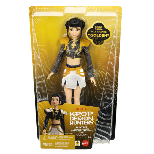 MATTEL - Kpop Demon Hunter Girl Group Fashion Doll Singing Style - ZOEY