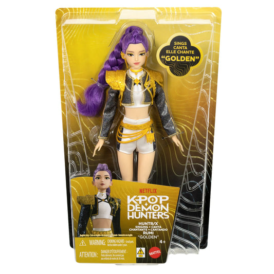 MATTEL - Kpop Demon Hunter Girl Group Fashion Doll Singing Style - RUMI