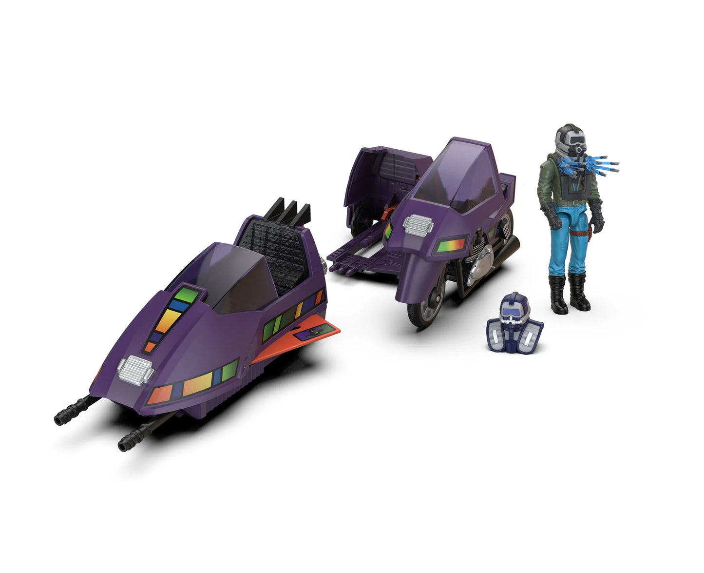 M.A.S.K. Stealth Submarine Cycle (SSC) Vehicle with Sly Rax Action Figure