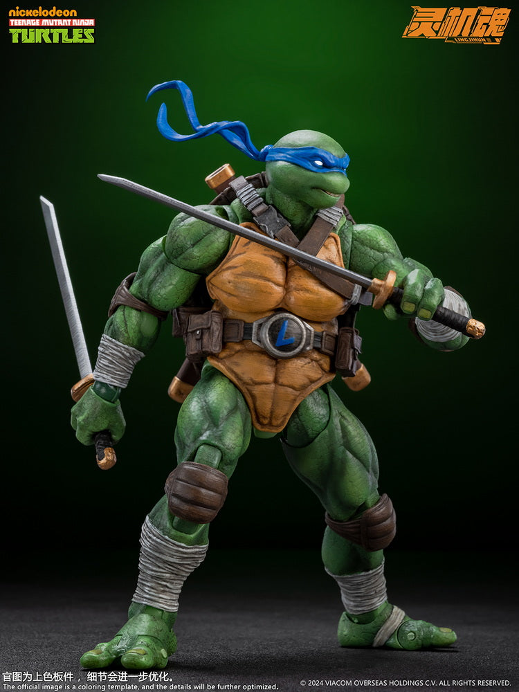 LINGJIHUN Ninja Turtles Series Leonardo Action Figure