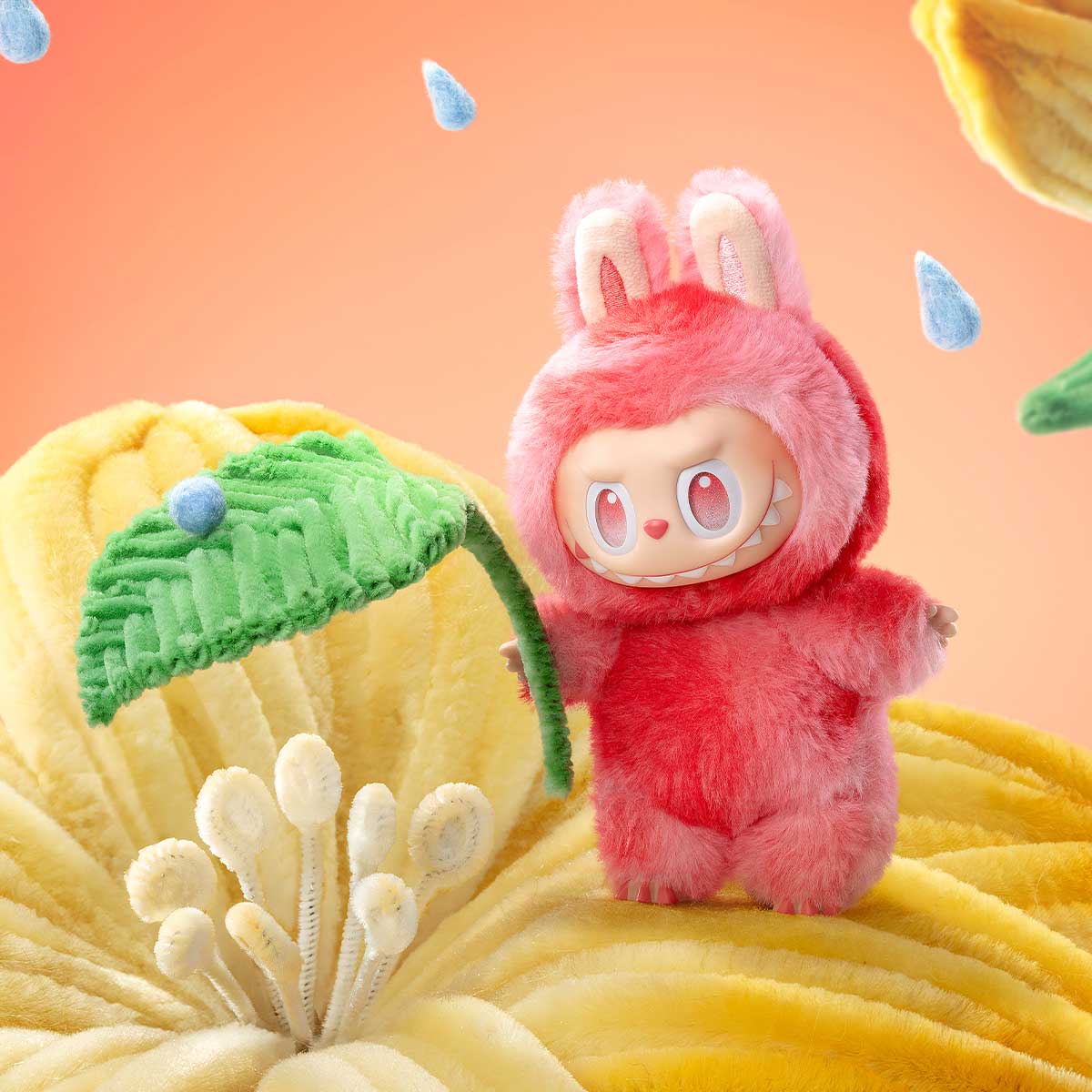 Labubu In Red POPMART - Labubu THE MONSTERS Big into Energy Plushie – Titan Toyz