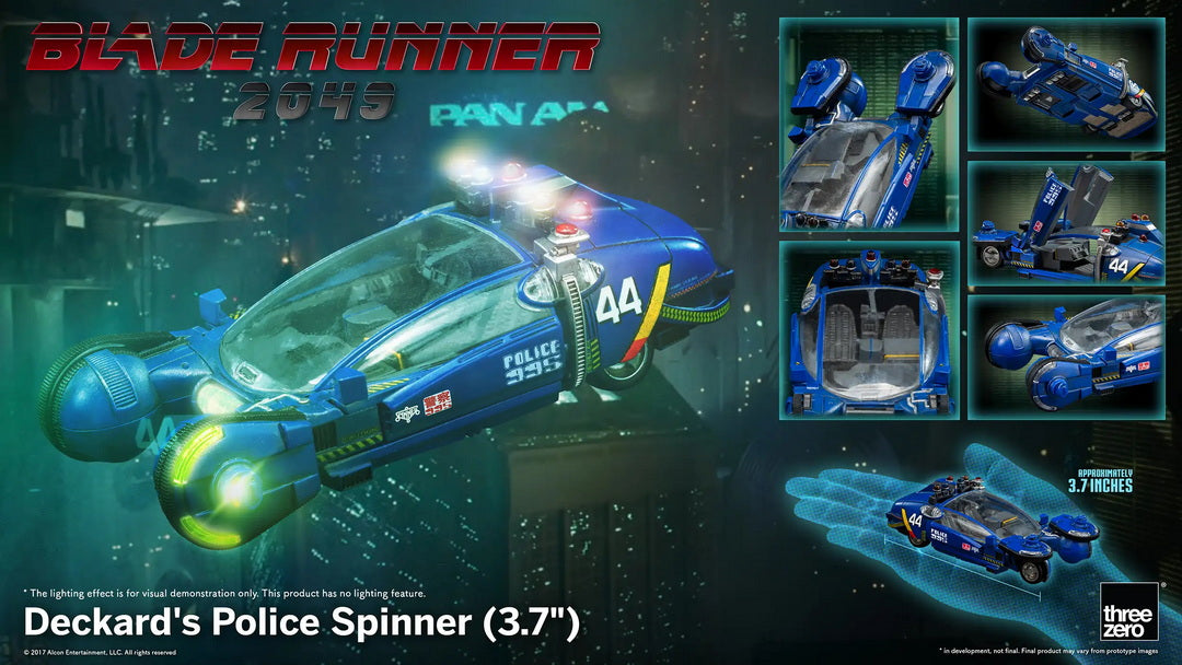 Threezero 3.7” Blade Runner 2049 Deckard’s Police Spinner