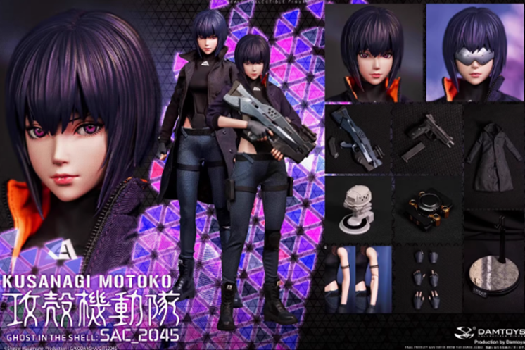 DAMTOYS 1/6 Ghost in the Shell SAC-2045 Motoko Kusanagi Casual Version