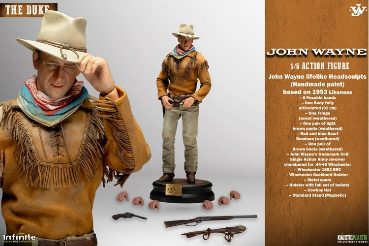 Infinite Statue X Kaustic Plastik John Wayne The Duke 1/6 Action Figure Standard Version