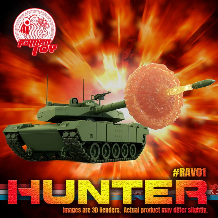 Ramen Toy RAV01 Ramen Armored Vehicles Hunter Tank