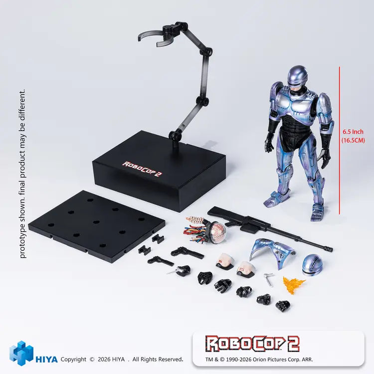 1/12 Scale 6.5 Inch RoboCop 2 RoboCop Action Figure