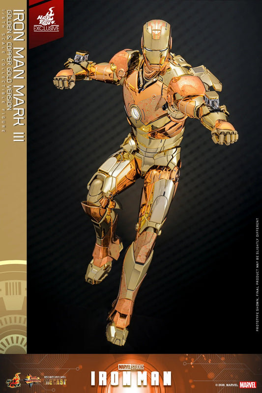 Iron Man - Mark III 3 (Golden & Copper Gold Version) (Special Edition) Action Figure