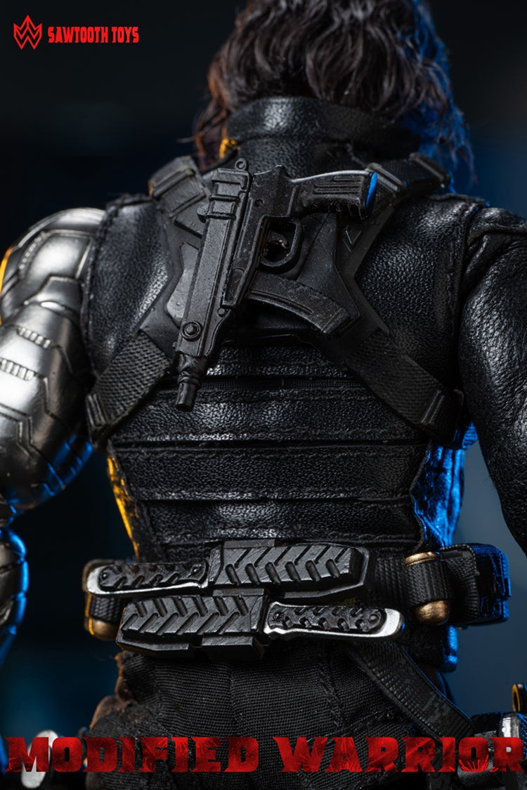 SAWTOOTH TOYS 1/12 Modified Warrior Super Movable Soldier with Dual-Head Sculpture