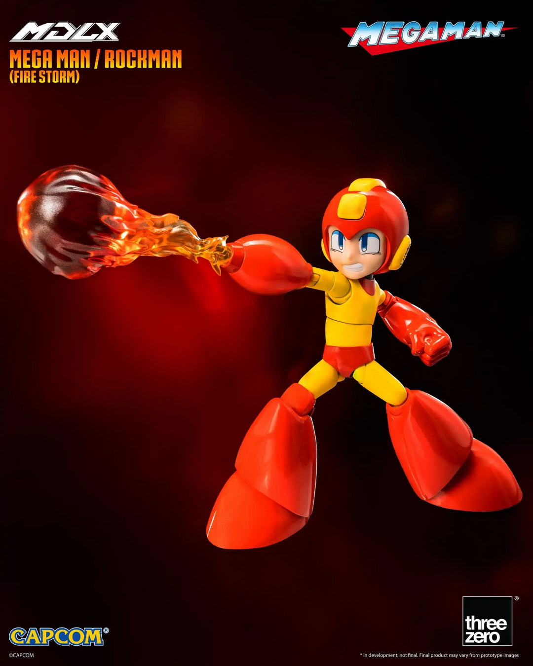 Threezero MDLX Mega Man / Rockman (Fire Storm)