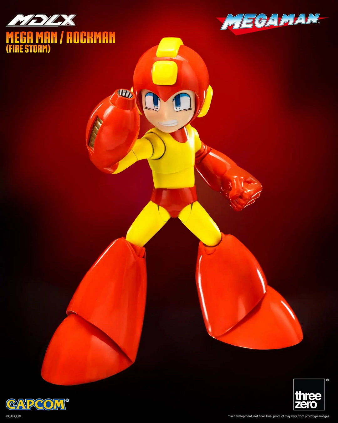 Threezero MDLX Mega Man / Rockman (Fire Storm)