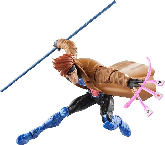 Hasbro Marvel Legends Series Gambit, X-Men ‘97 Collectible 6 Inch Action Figures, Marvel Legends Action Figures