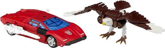 Transformers Toys Generations Kingdom Battle Across Time Collection Deluxe Class WFC-K42 Sideswipe & Maximal Skywarp, 5.5-inch