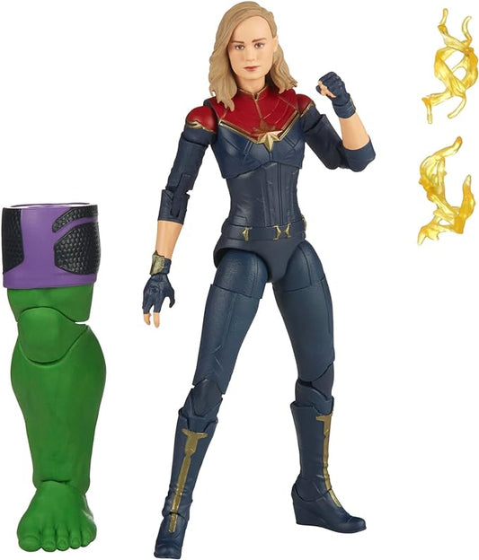 Marvel Legends Series Captain Marvel, The Marvels 6-Inch Collectible Action Figures, Toys for Ages 4 and Up