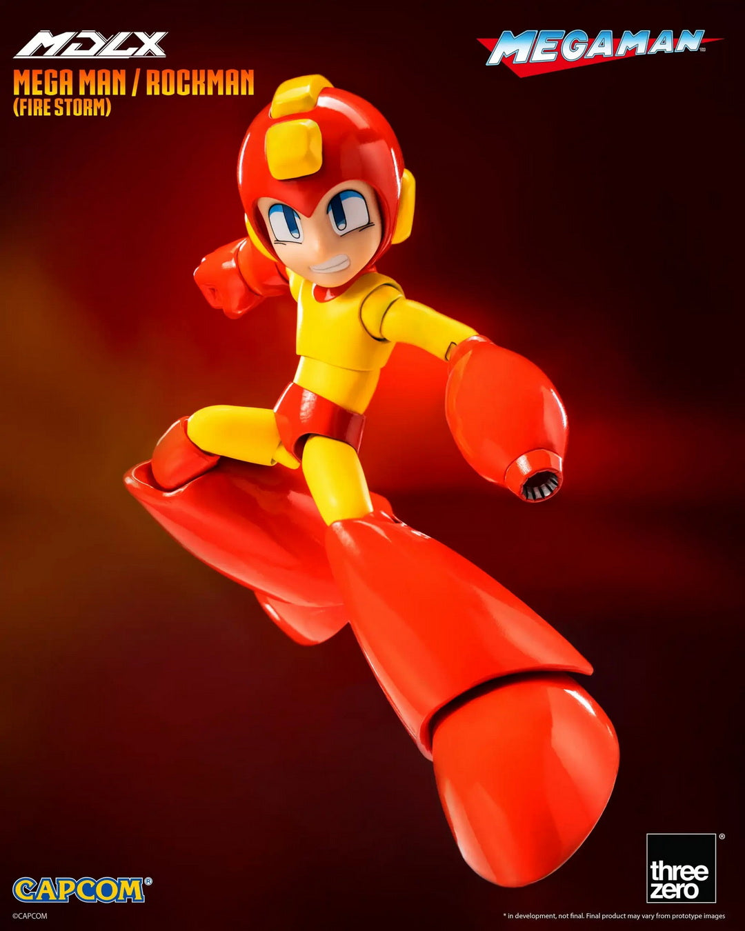 Threezero MDLX Mega Man / Rockman (Fire Storm)