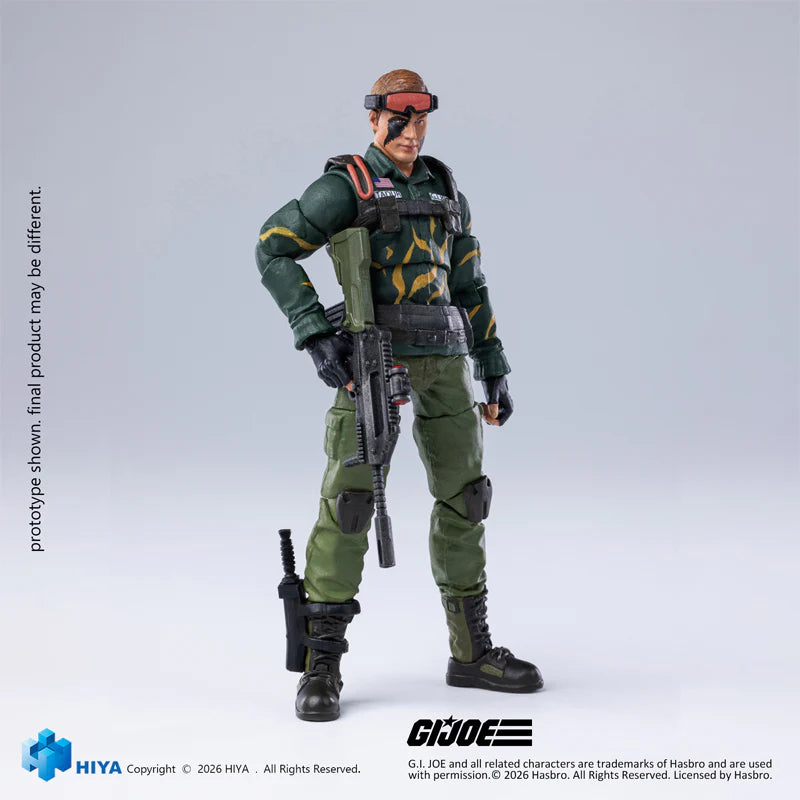 Exquisite Mini Series 118 Scale 4 Inch GI Joe Dusty Tiger Force Version Action Figure