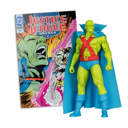 DC Direct Page Punchers Wave 12 Martian Manhunter Justice League #77 7-Inch Scale Action Figure with Comic