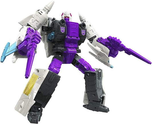 Transformers Toys Generations War for Cybertron: Earthrise Voyager WFC-E21 Decepticon Snapdragon Triple Changer Action Figure - 7-inch