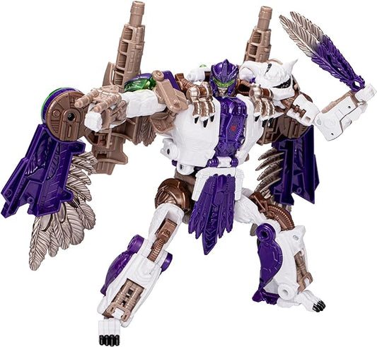 Transformers Legacy United Leader Class Beast Wars Universe Tigerhawk, 7.5-inch Converting Action Figure