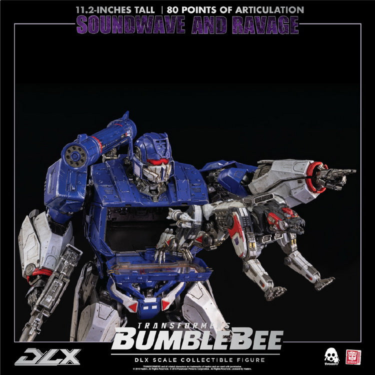 3A Threezero 3Z0160 Transformers BUMBLEBEE DLX Soundwave and Ravage Reissue