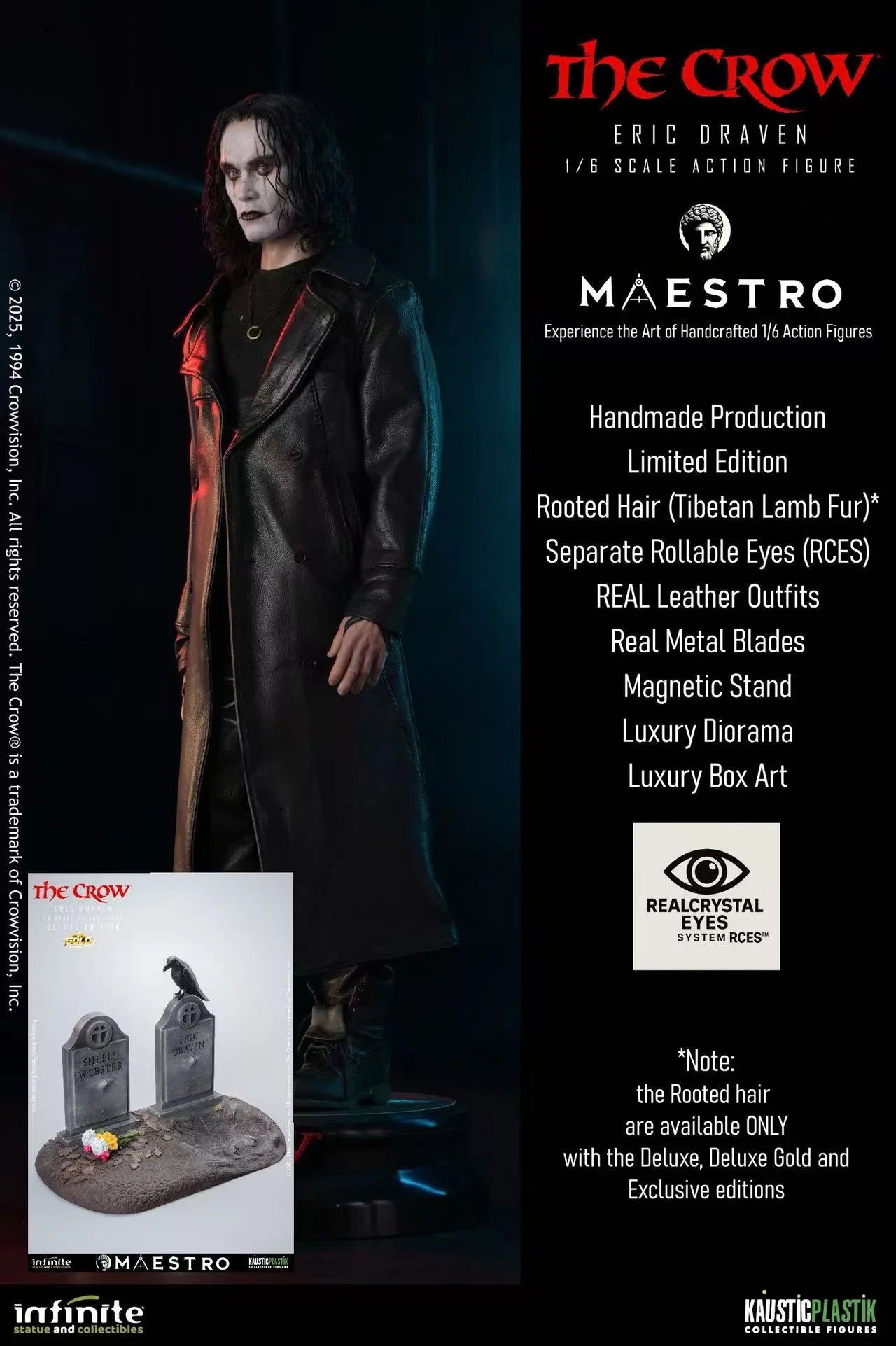 Infinite - 1/6 The Crow (Brendan Lee Deluxe Gold Edition)